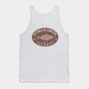 Turks & Caicos Islands Bluefin Tuna (Distressed) Tank Top